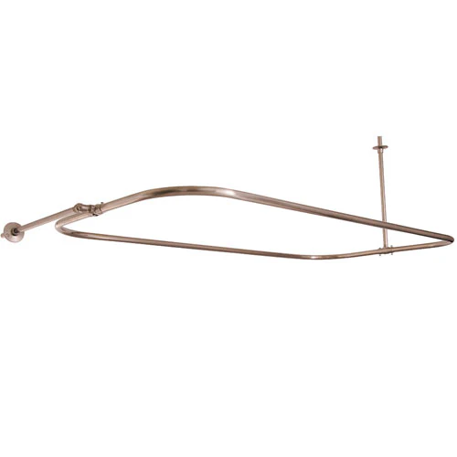 24" Rectangular Shower Rod with Supports - Image 8