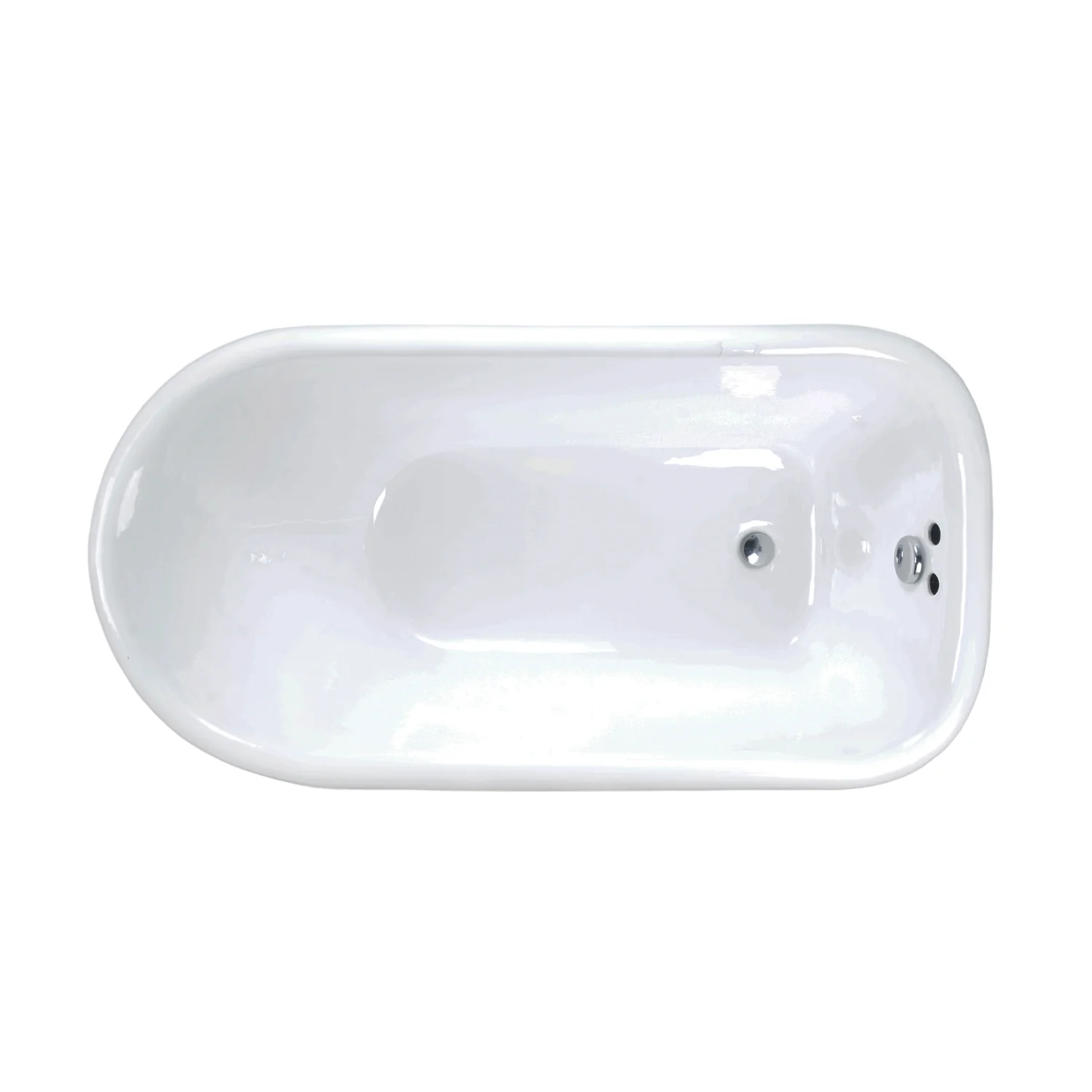 Antonio 55" Cast Iron Roll Top Tub - Image 4