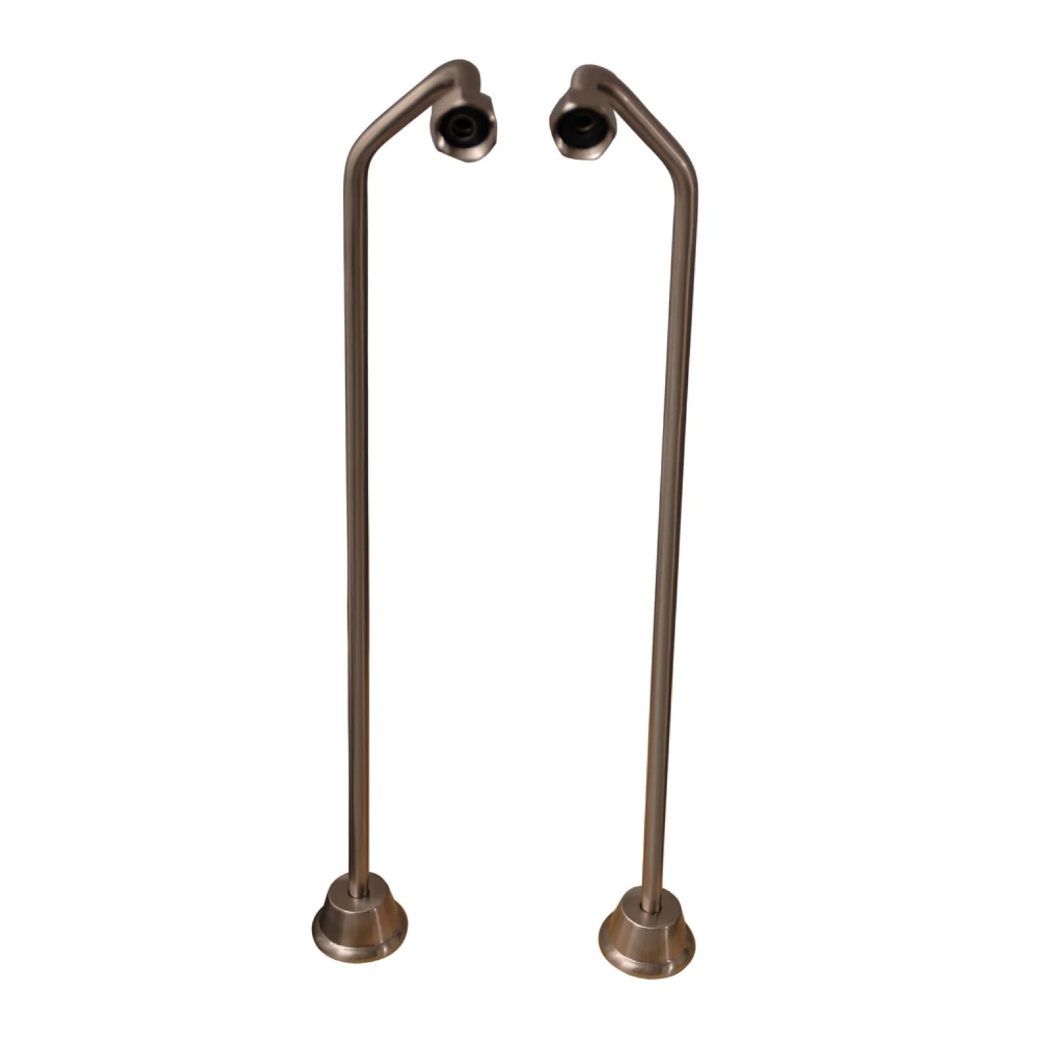 Antonio 55" Cast Iron Roll Top Tub Kit-Brushed Nickel Accessories - Image 4