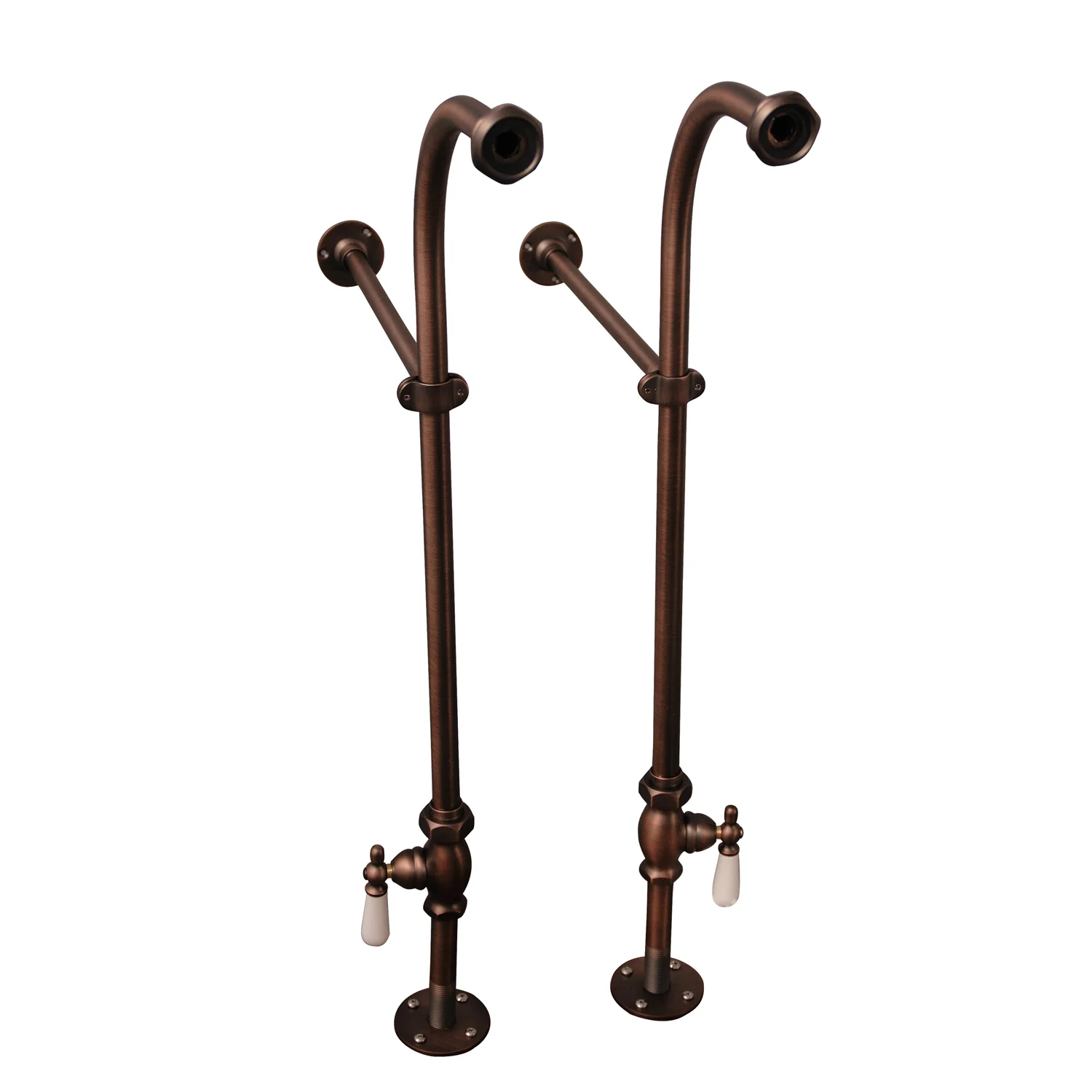 Antonio 55″ Cast Iron Roll Top Tub Kit – Oil Rubbed Bronze Accessories - Image 3