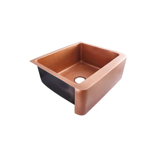 Bentley Single Bowl Copper Apron-Front Sink - Image 3