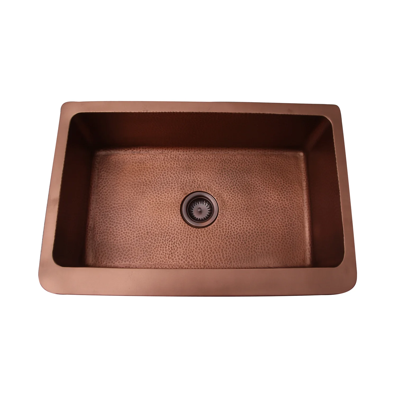 Bentley Single Bowl Copper Apron-Front Sink - Image 4