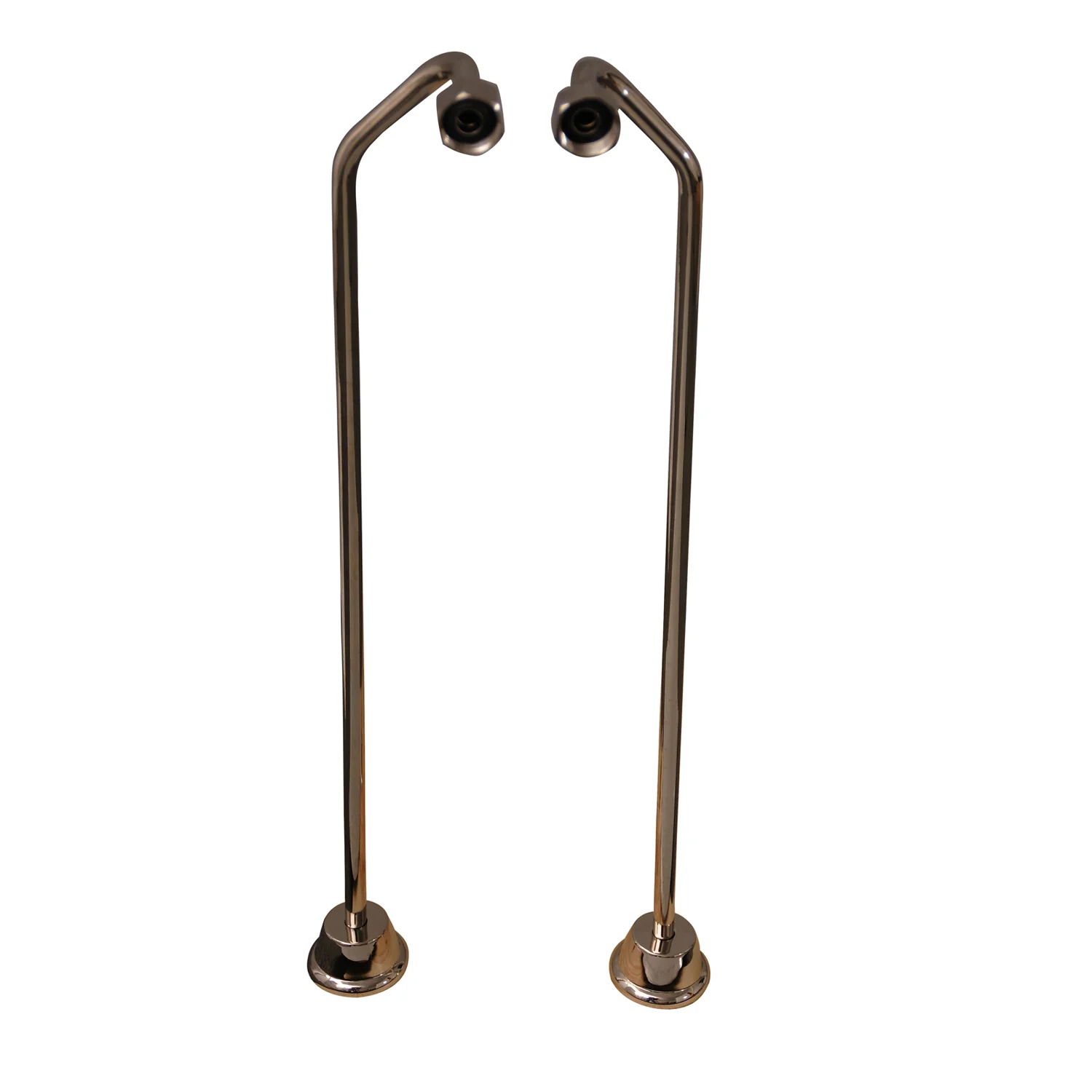 Brocton 65″ Cast Iron Roll Top Tub Kit – Polished Nickel Accessories - Image 4