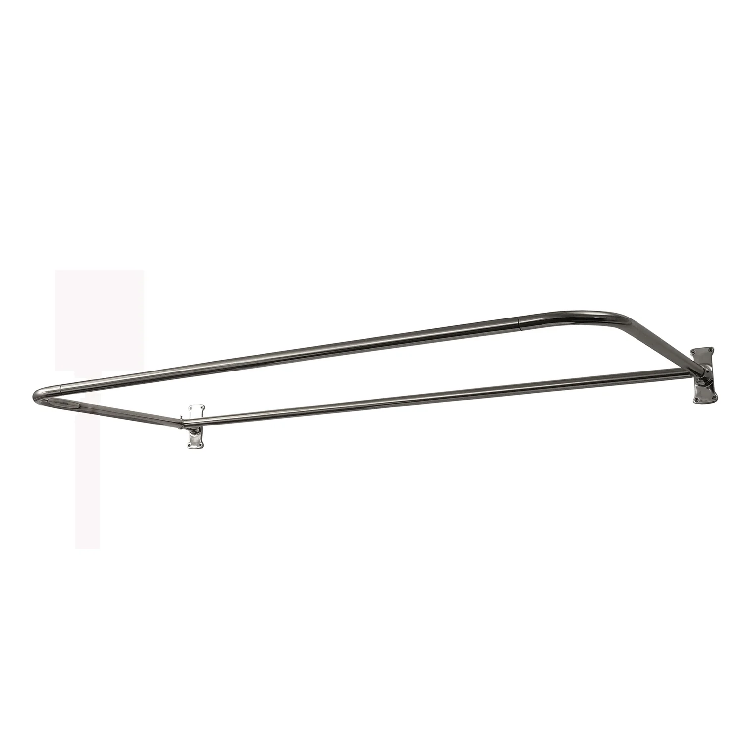Cadmus 67″ Cast Iron Roll Top Tub Kit – Polished Chrome Accessories - Image 4
