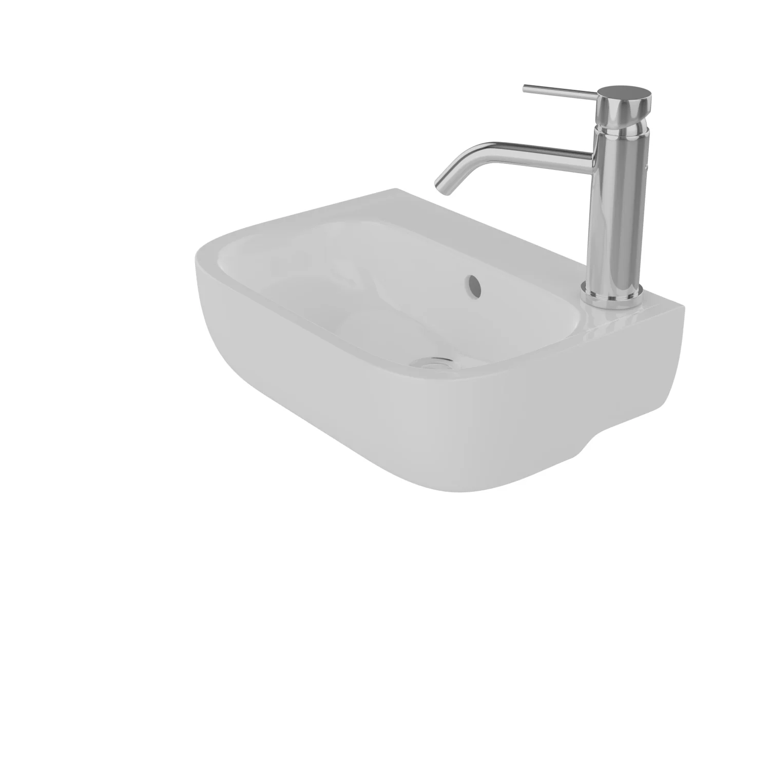 Caroline 380 Wall-Hung Basin - Image 4