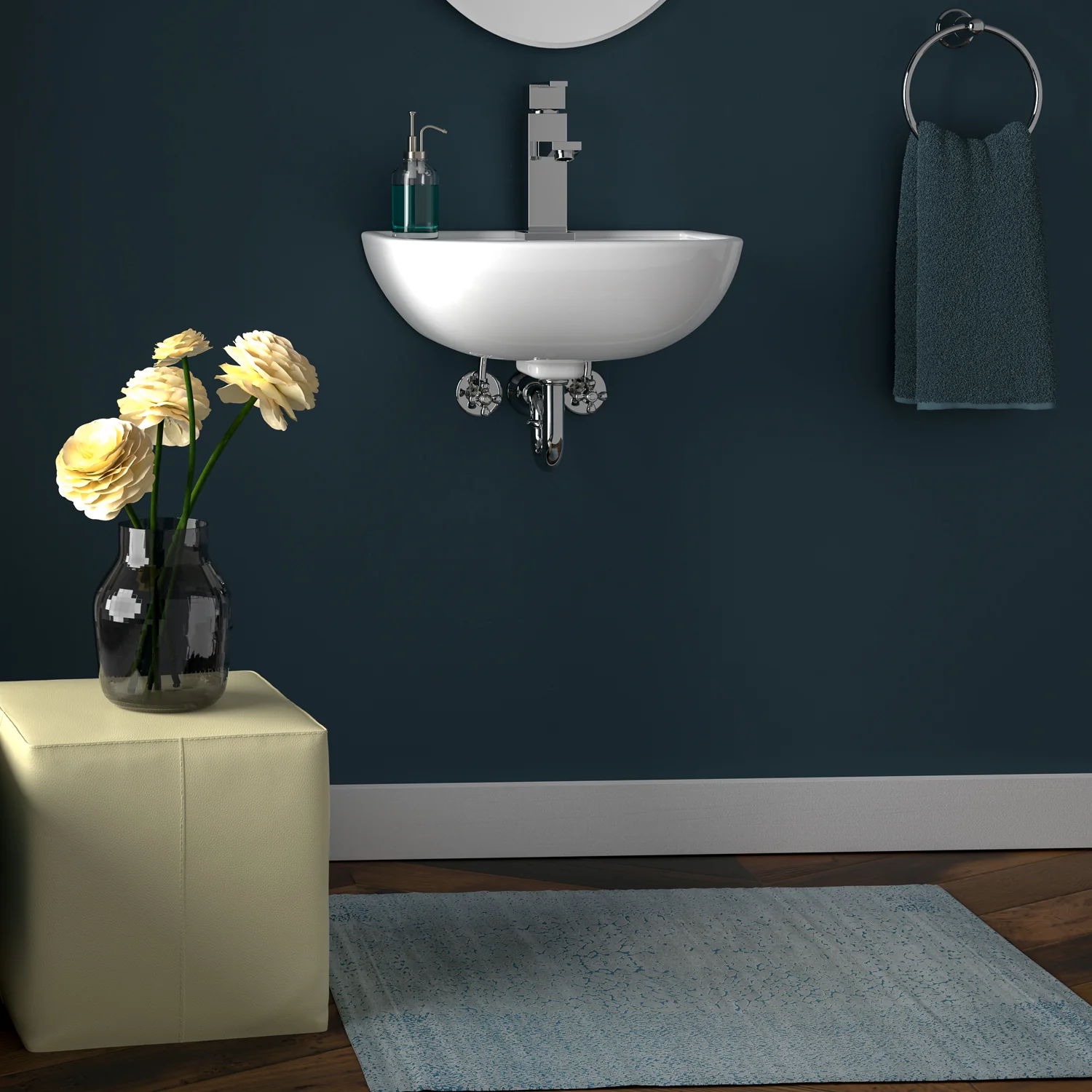 Compact 450 Wall-Hung Basin - Image 4