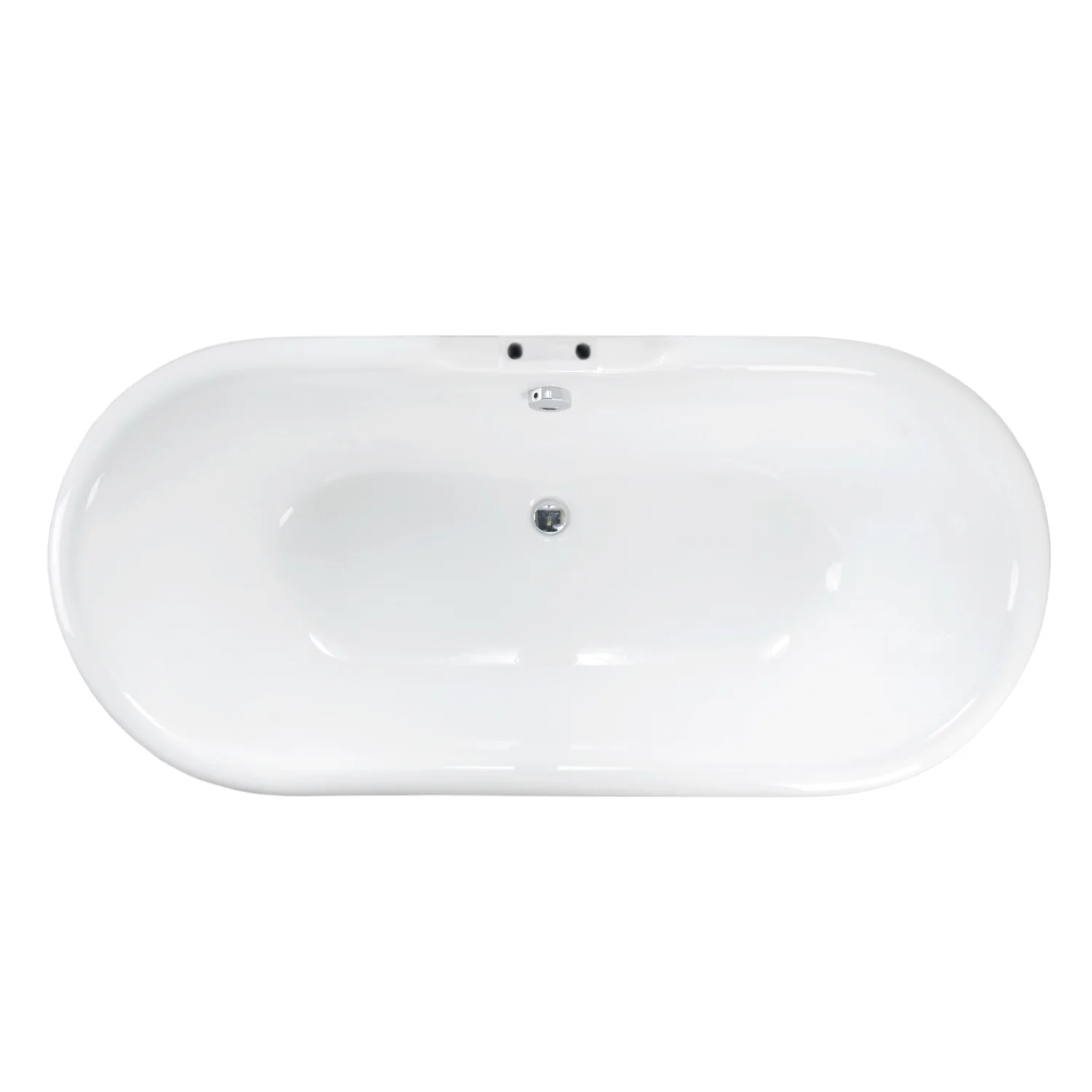 Conrad 60" Cast Iron Double Roll Top Tub - Image 5