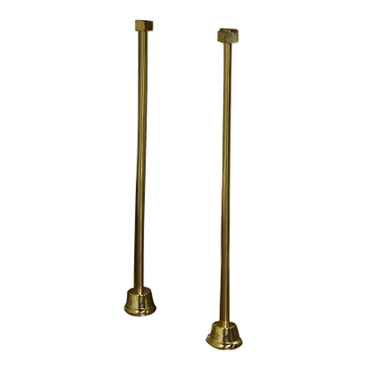 Duet 67" Cast Iron Double Roll Top Tub Kit-Polished Brass Accessories - Image 4