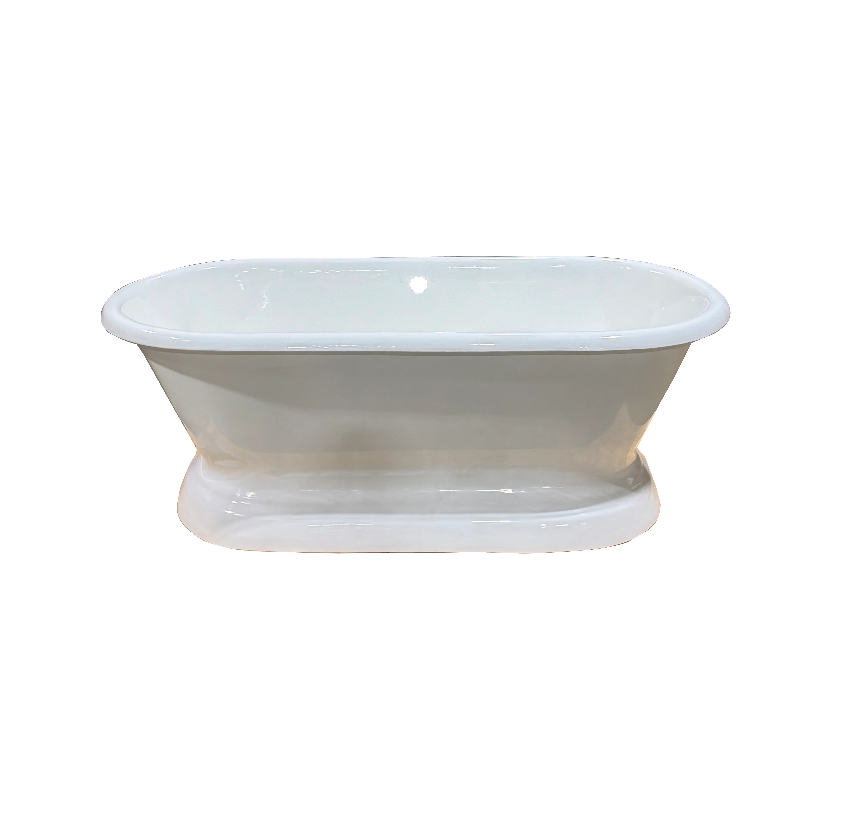 Duet 66" Cast Iron Double Roll Top Tub on Base - Image 8