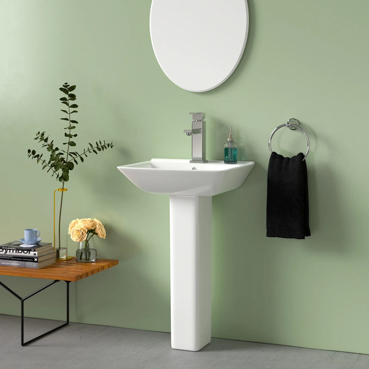 Eden 520 Pedestal Lavatory - Image 4