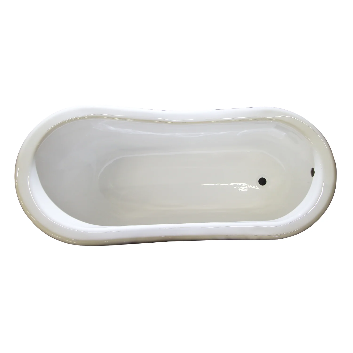 Estelle 60" Acrylic Slipper Tub - Image 3