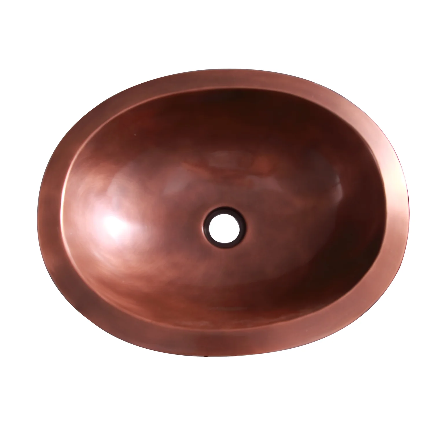 Finn 19″ Oval Copper Lavatory Bowl - Image 2