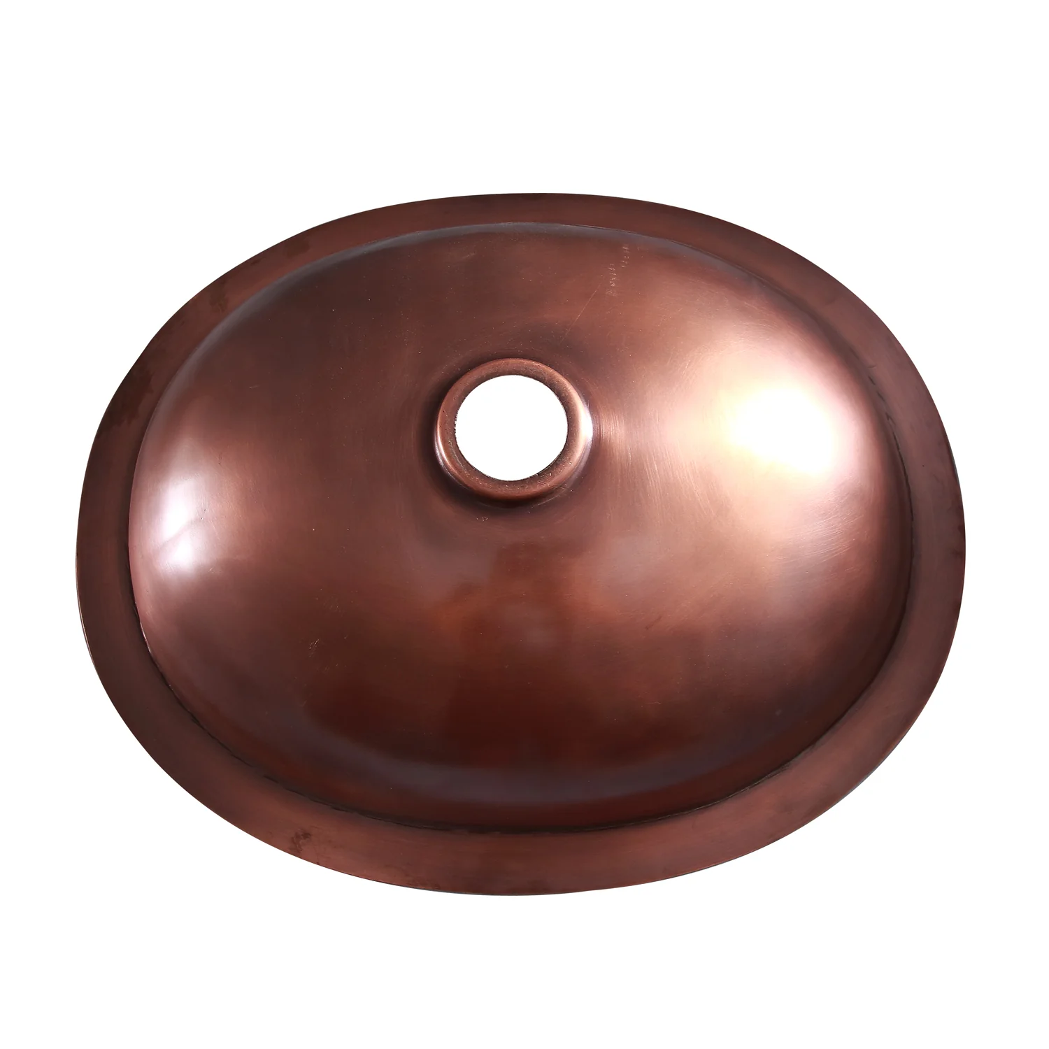 Finn 19″ Oval Copper Lavatory Bowl - Image 3