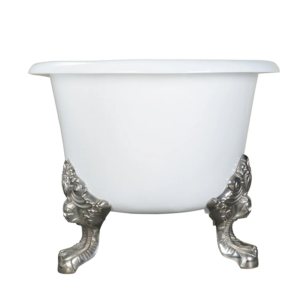 Gallagher 72" Cast Iron Double Roll Top Tub - Image 4