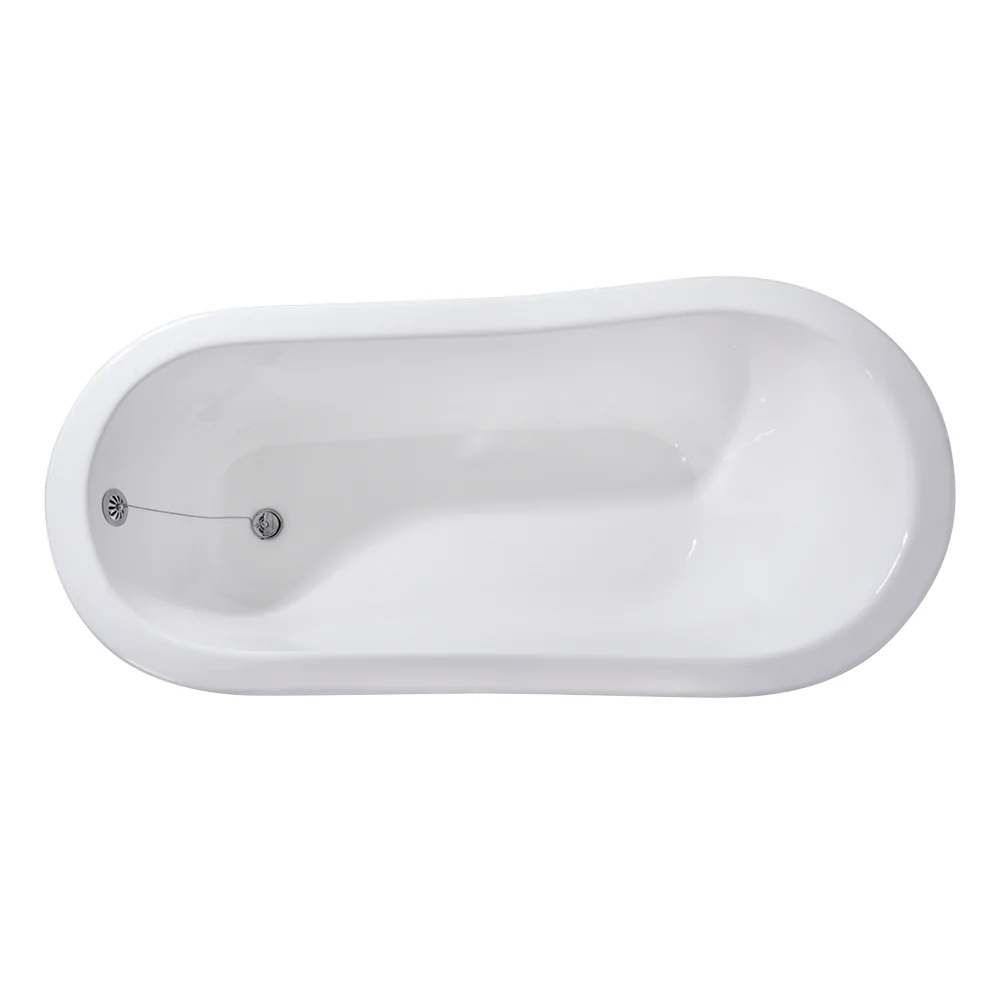Grayson 57" Cast Iron  Slipper Tub - Image 4