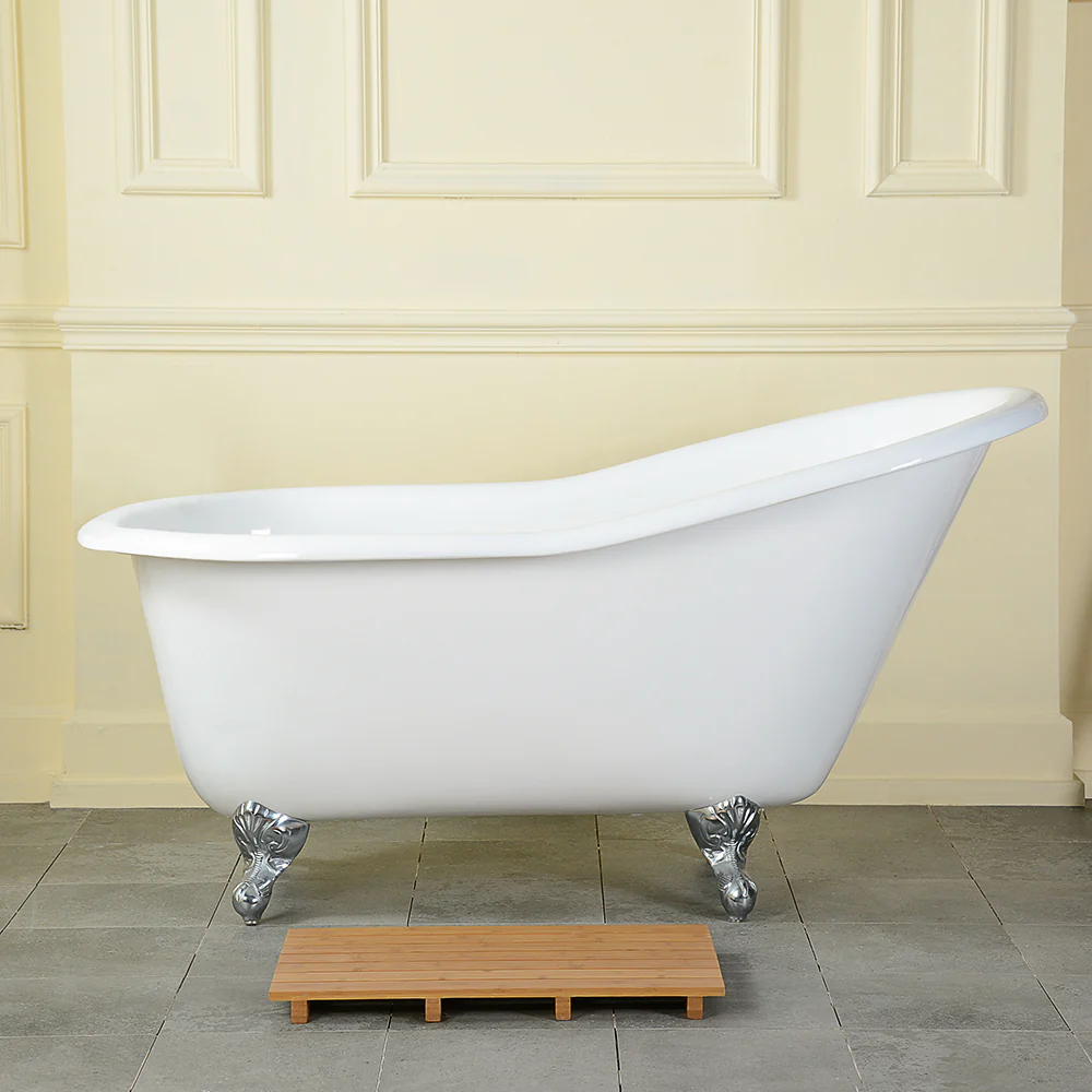 Grayson 57" Cast Iron  Slipper Tub - Image 5
