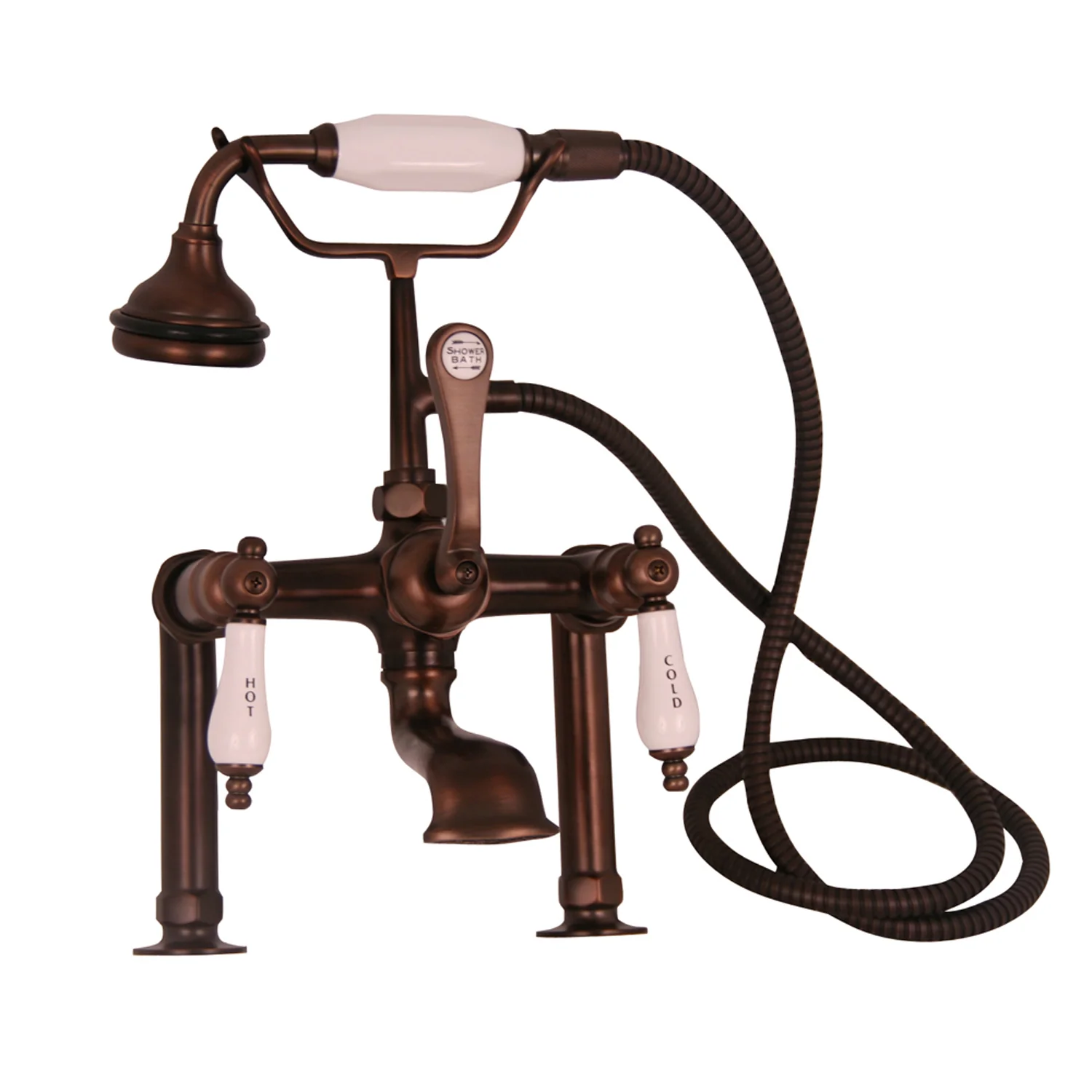 Griffin 61″ Cast Iron Slipper Tub Kit – Oil Rubbed Bronze Accessories - Image 2