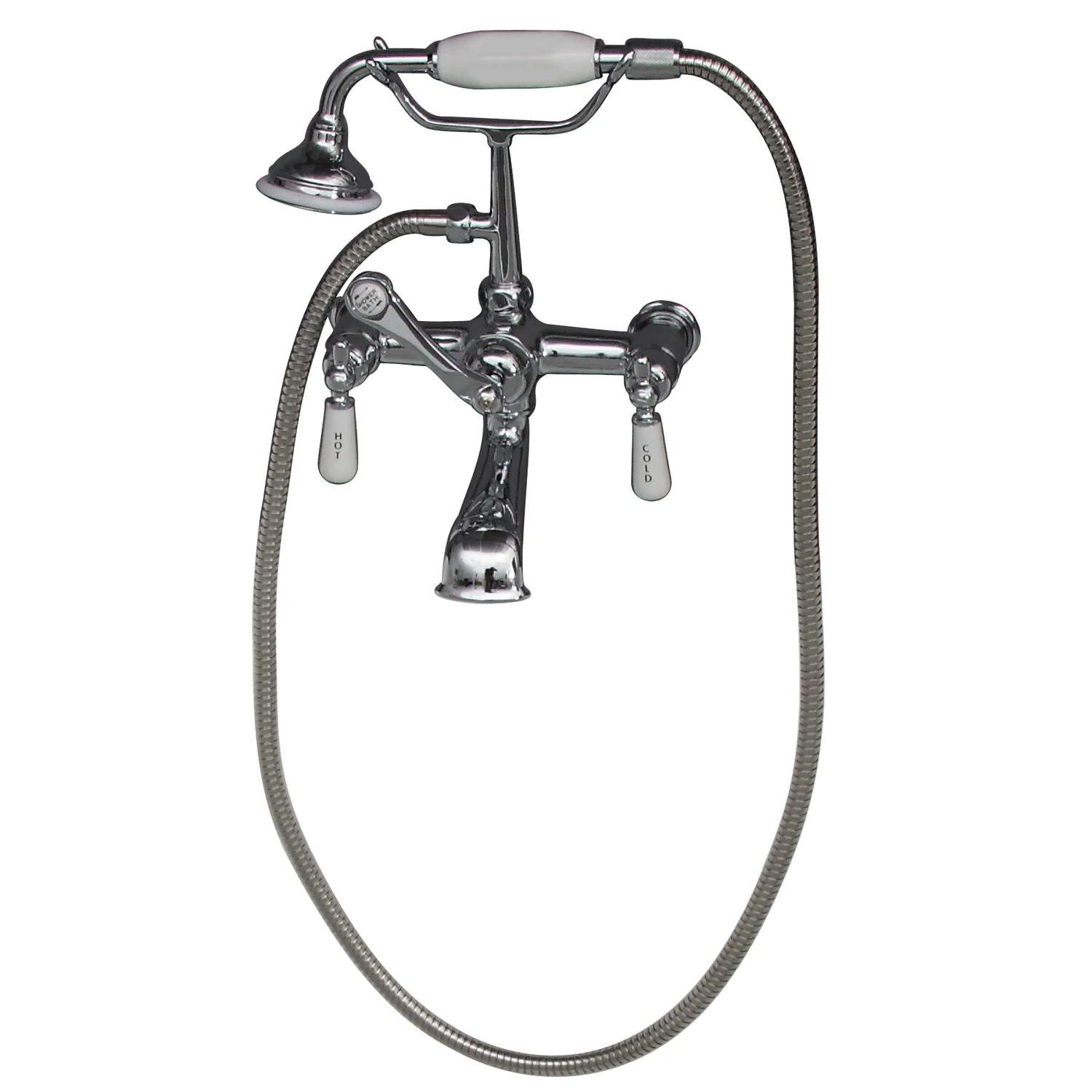 Griffin 61″ Cast Iron Slipper Tub Kit – Polished Chrome Accessories - Image 2