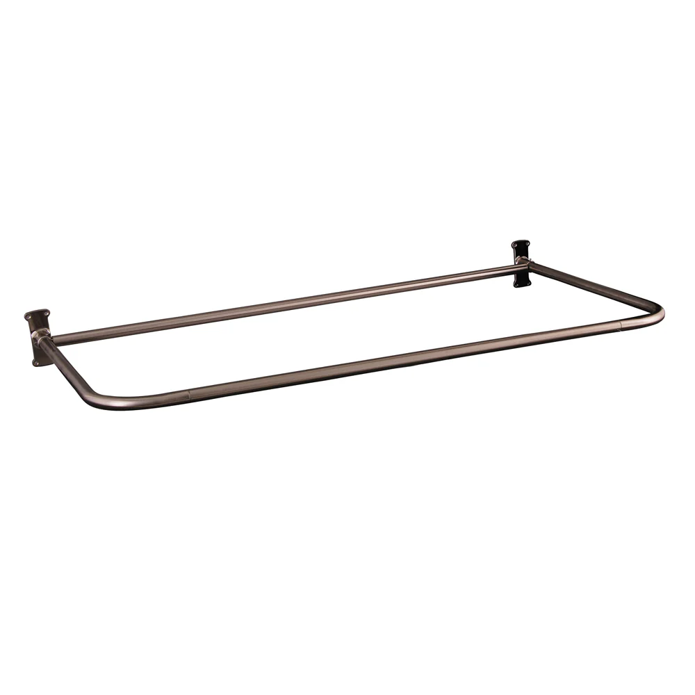 Imogene 67″ Acrylic Slipper Tub Kit in White – Brushed Nickel Accessories - Image 5