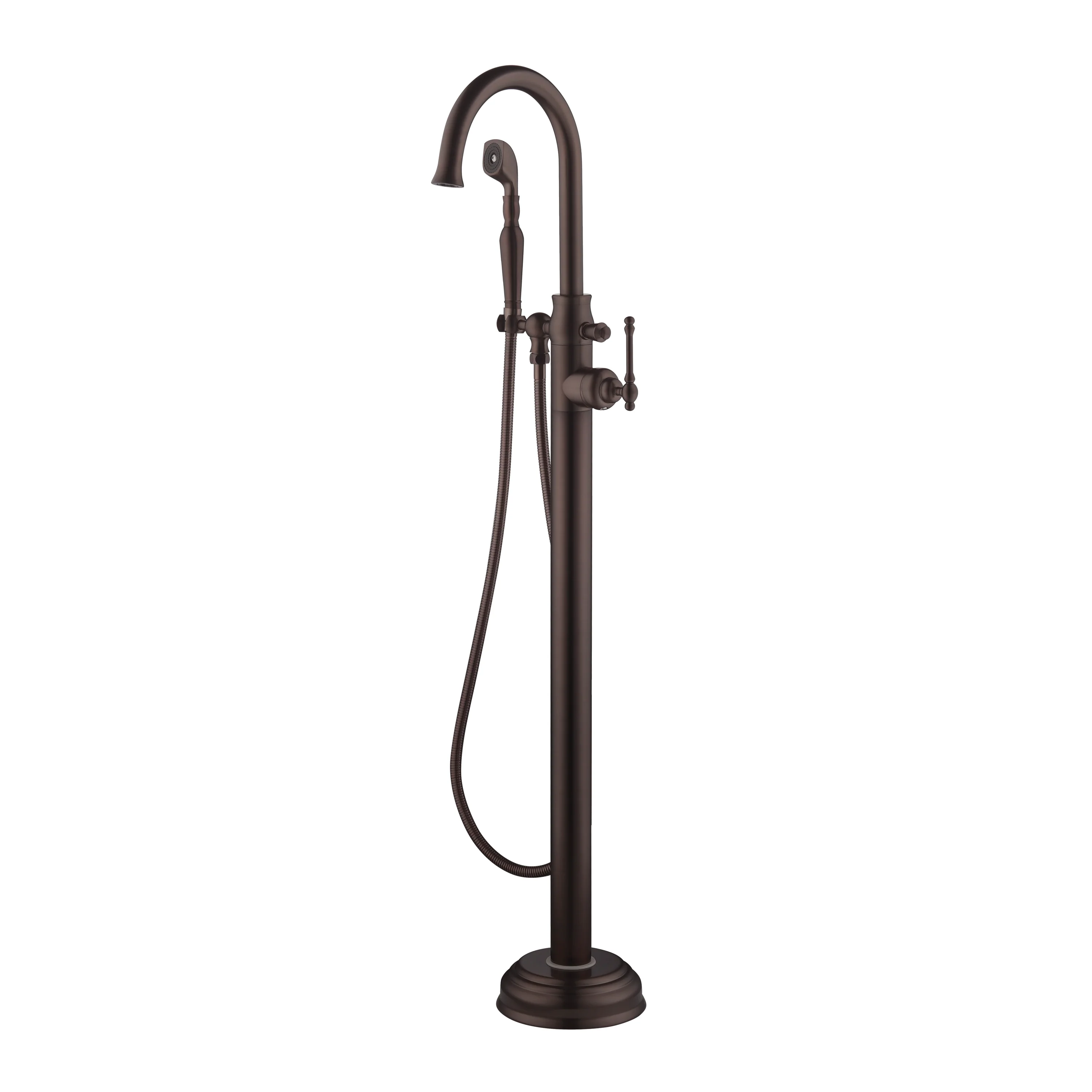 LeBaron Freestanding Tub Filler with Hand Shower - Image 3