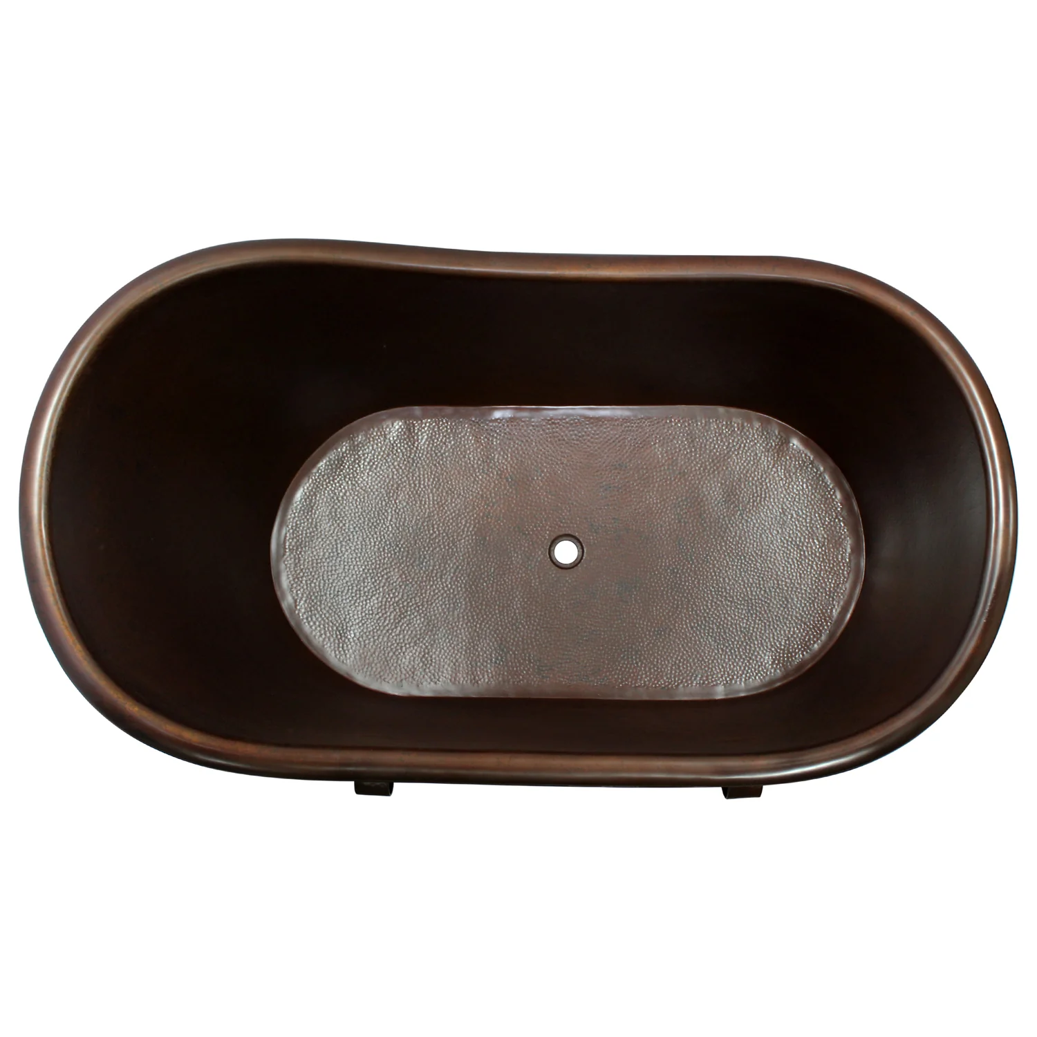 Lilith 67" Slipper Copper Tub - Image 2