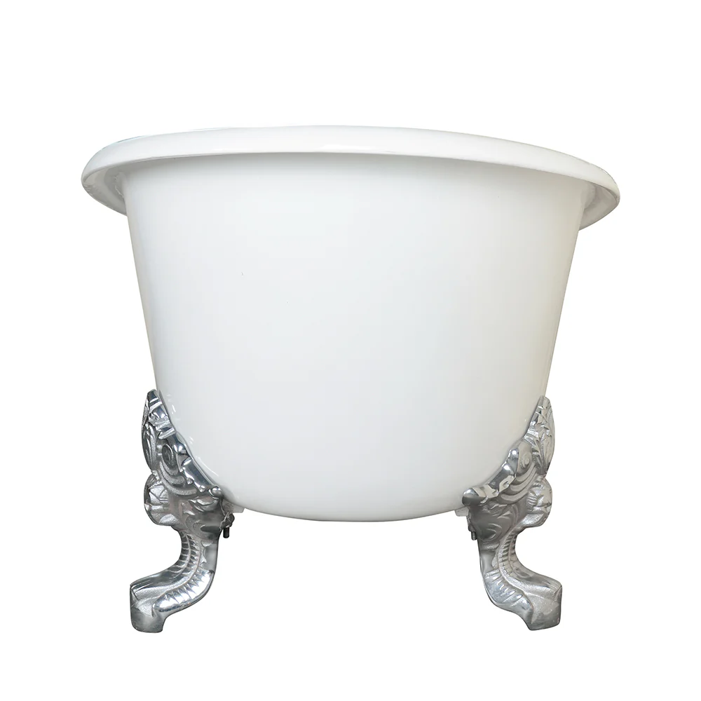 Nelson 72" Cast Iron Double Slipper Tub - Image 4