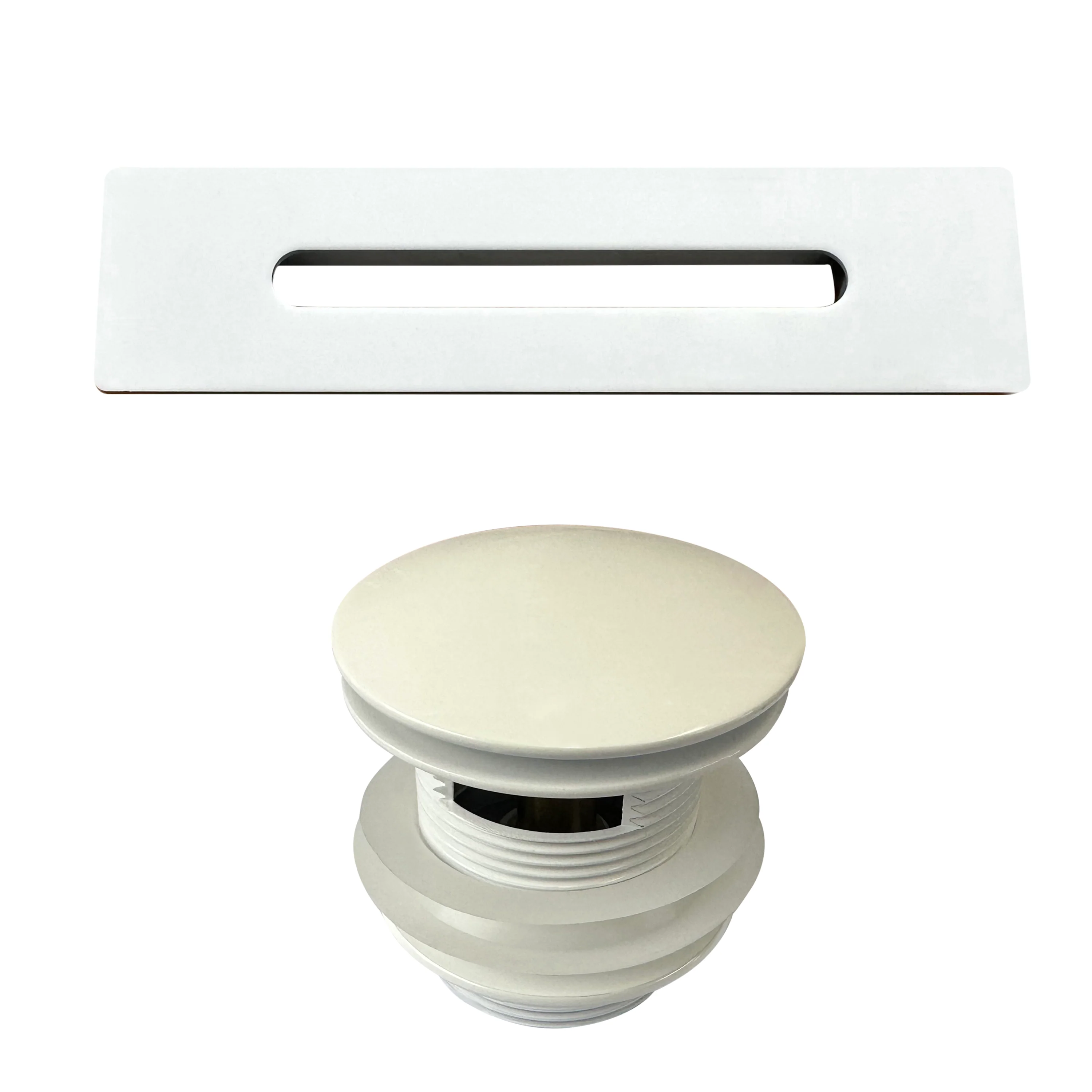 Nouri 66" Acrylic Freestanding Tub with Integral Drain in Matte White - Image 11