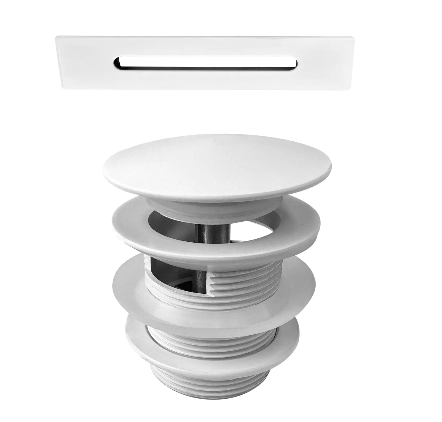 Nouri 66" Acrylic Freestanding Tub with Integral Drain in Matte White - Image 9