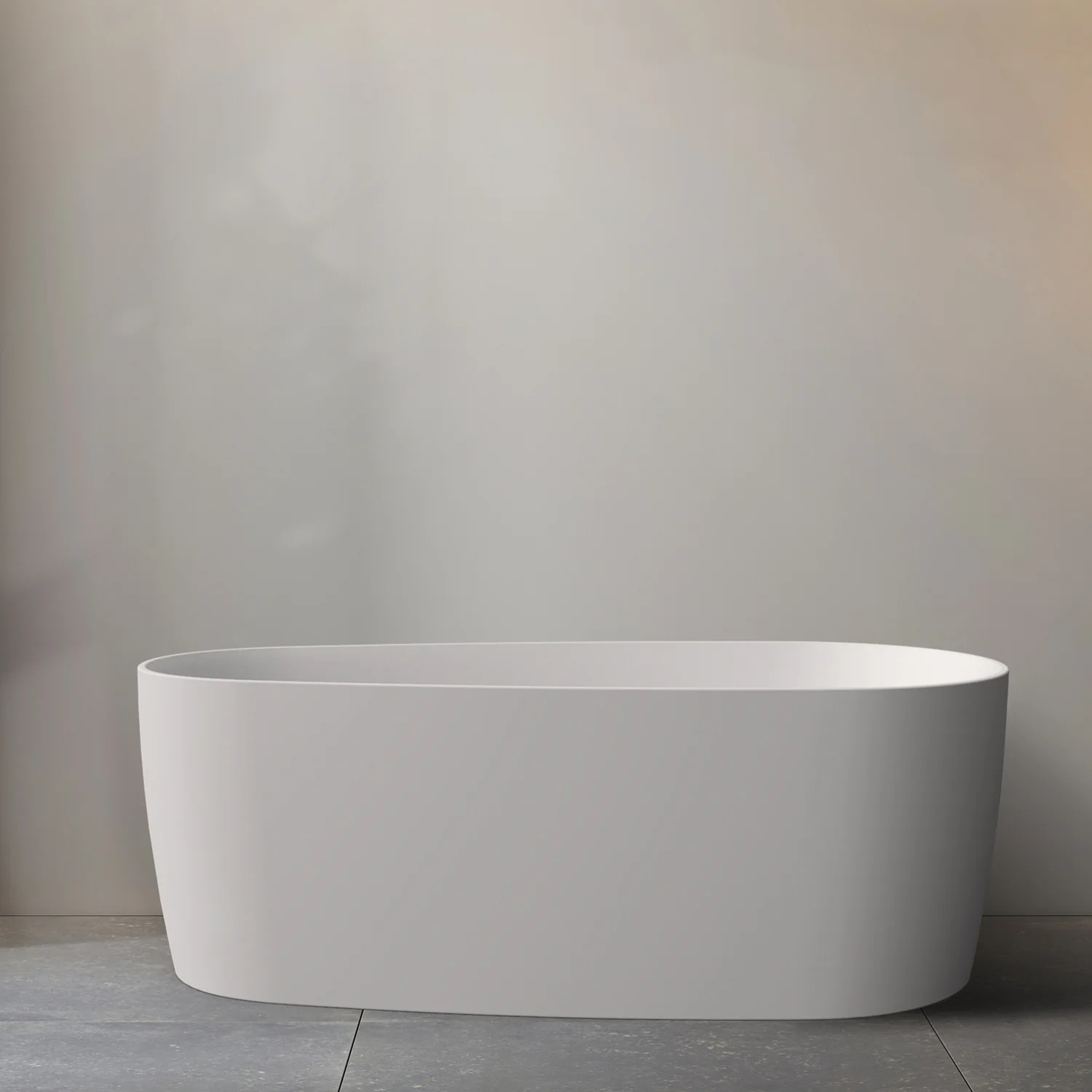 Olivia 59" Acrylic Freestanding Tub With Internal Drain - Image 5