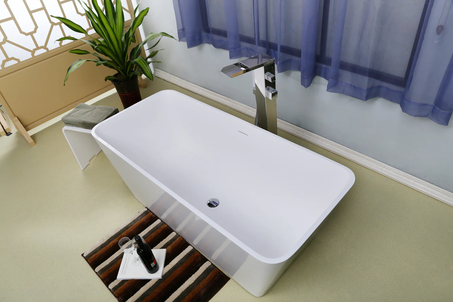 Romo 59" BARstone Freestanding Tub - Image 10