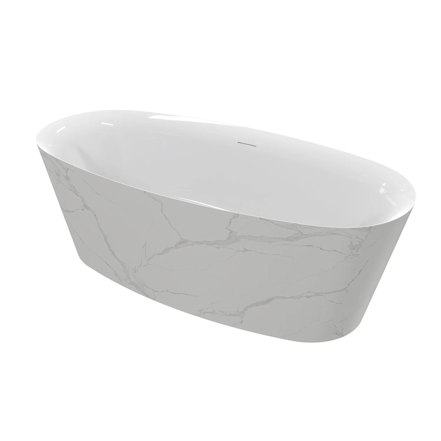 Romy 68" Acrylic Tub - Image 2