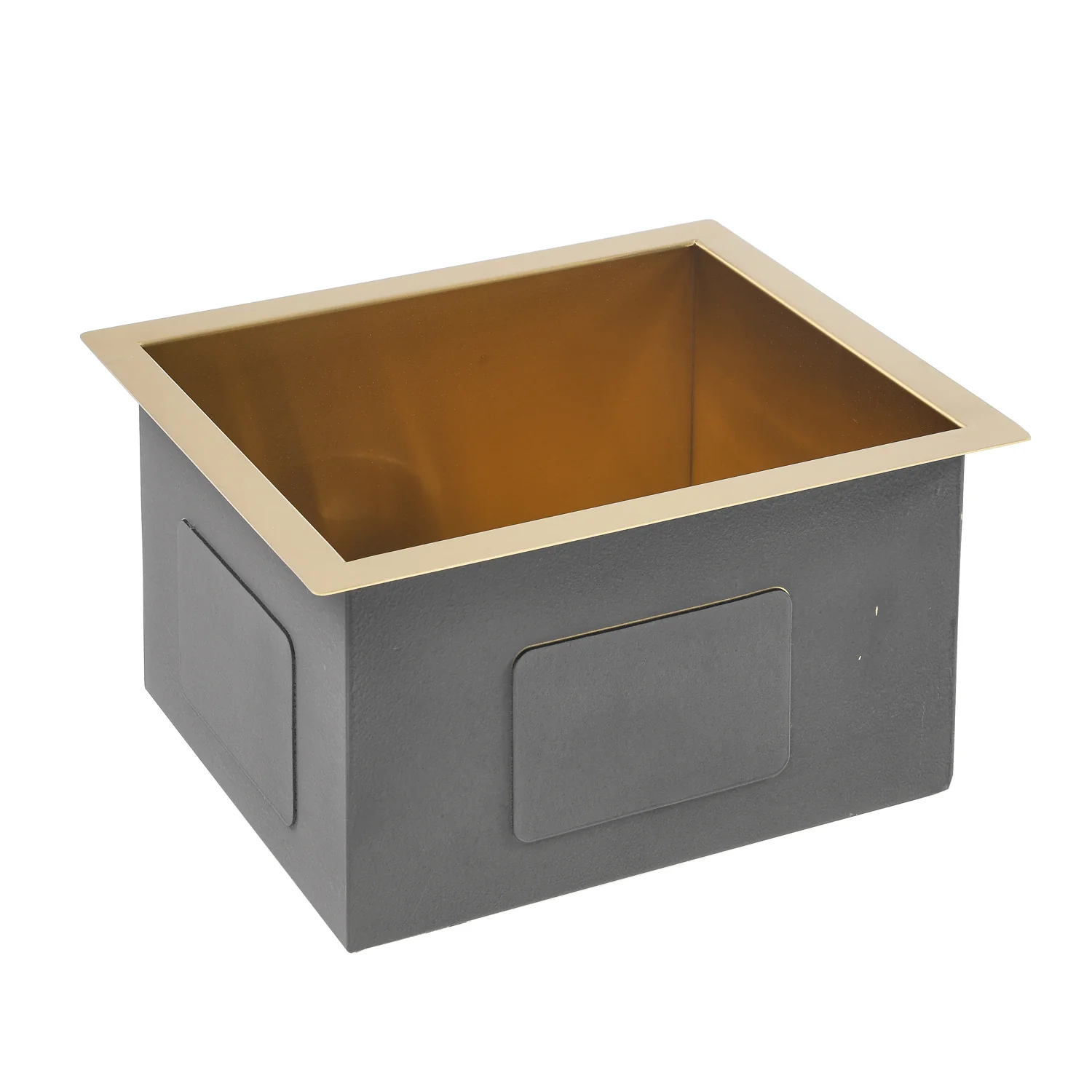 Sabrina 15" Gold Stainless Steel Prep Sink - Image 4