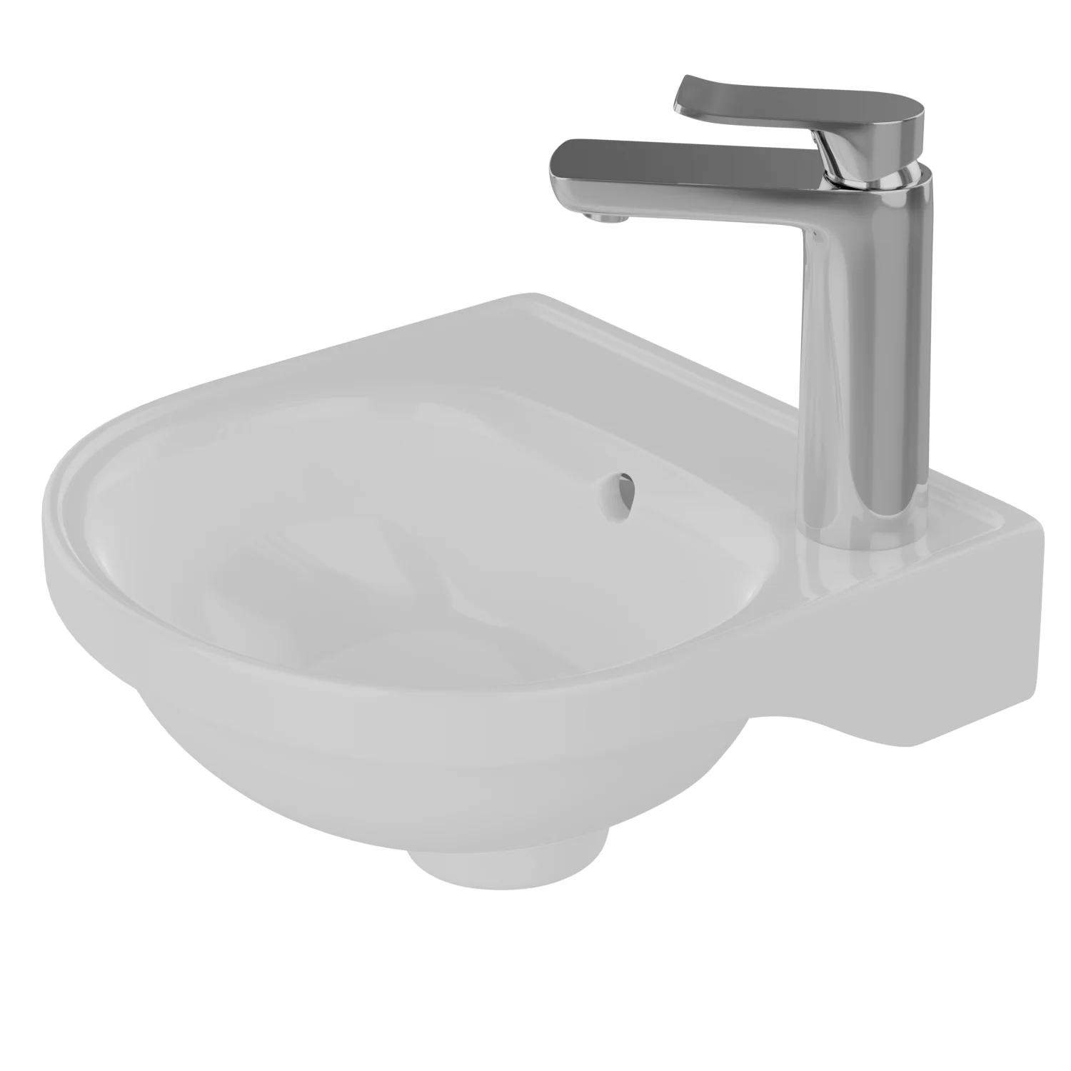 Tina Wall Hung Basin - Image 4