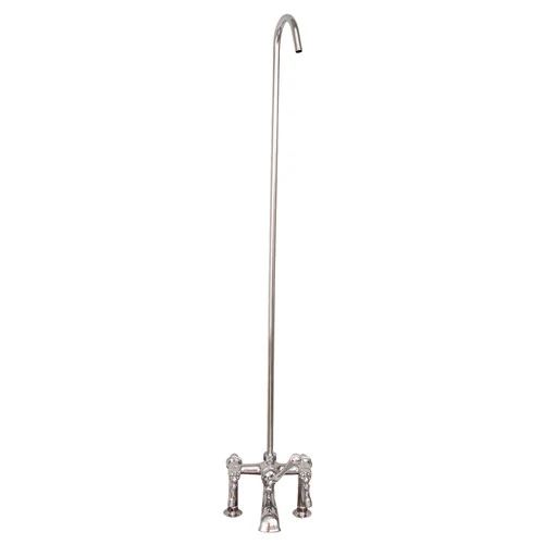 Tub Rim-Mounted Filler with Diverter and Riser - Image 10