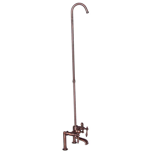 Tub Rim-Mounted Filler with Diverter and Riser - Image 13