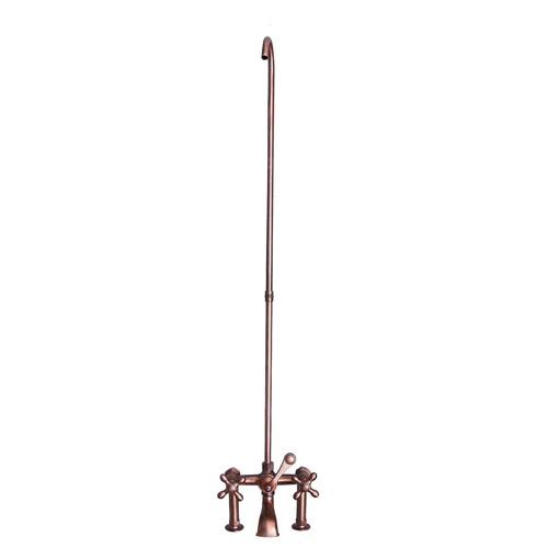 Tub Rim-Mounted Filler with Diverter and Riser - Image 3