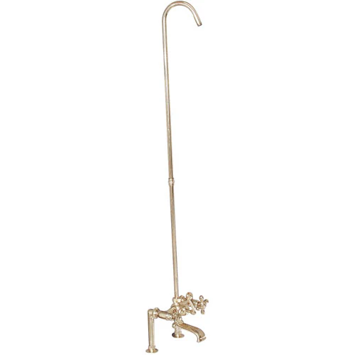 Tub Rim-Mounted Filler with Diverter and Riser - Image 4