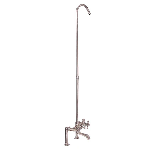 Tub Rim-Mounted Filler with Diverter and Riser - Image 5