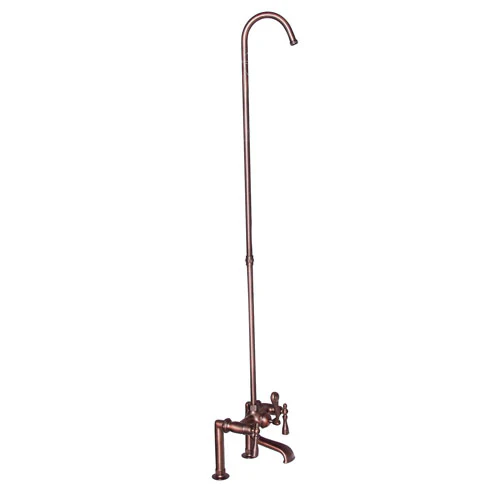 Tub Rim-Mounted Filler with Diverter and Riser - Image 8