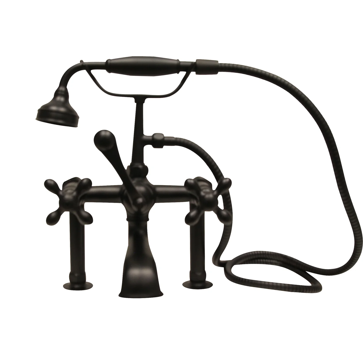 Tub Rim-Mounted Filler with Hand-Held Shower - Image 16