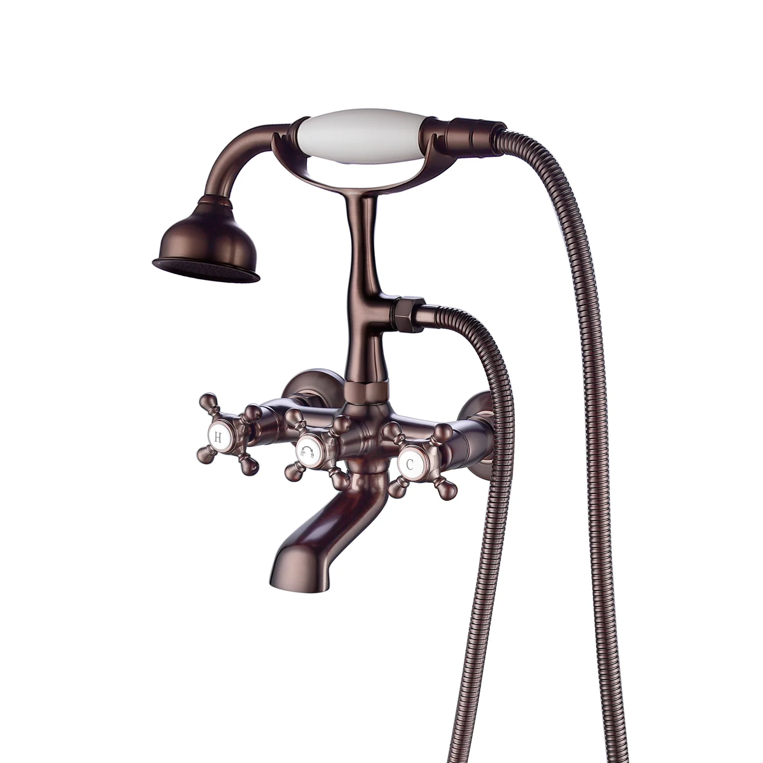 Tub Wall-Mount Filler with Diverter - Image 3